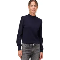 Zero Strickpullover mit transparenten Ärmeln 42, Hydrangea | 42