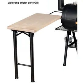 RUMO Barbeque Seitentisch mit massiver Holzplatte Js-2842