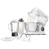Robuster Handmixer aus Metall, 1000 W, Weiß