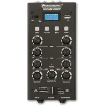 Omnitronic GNOME-202P Mini-Mixer schwarz