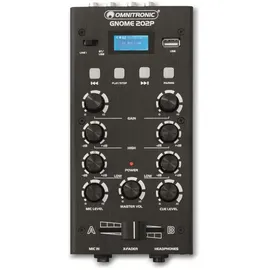 Omnitronic GNOME-202P Mini-Mixer schwarz