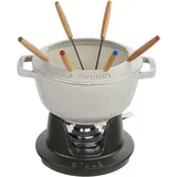 Staub Fondue Set, Fondue Set, Weiss
