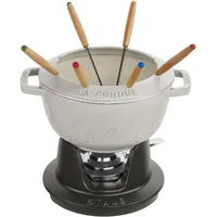 Staub Fondue Set, Fondue Set, Weiss