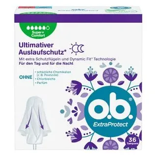 o.b. Extra Protect Tampons Super+Comfort 36 St.