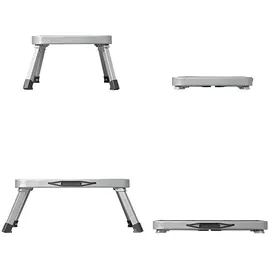 PRO PLUS ProPlus Einzeltrittstufe klappbar 38 x 26 x 17 cm Grau