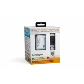 Technaxx Mini-Akku-Luftpumpe TX-261 mit LED-Licht-Funktion Weiß