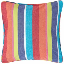 Homescapes Kissenbezug Gestreift 45 x 45 cm Mehrfarbig