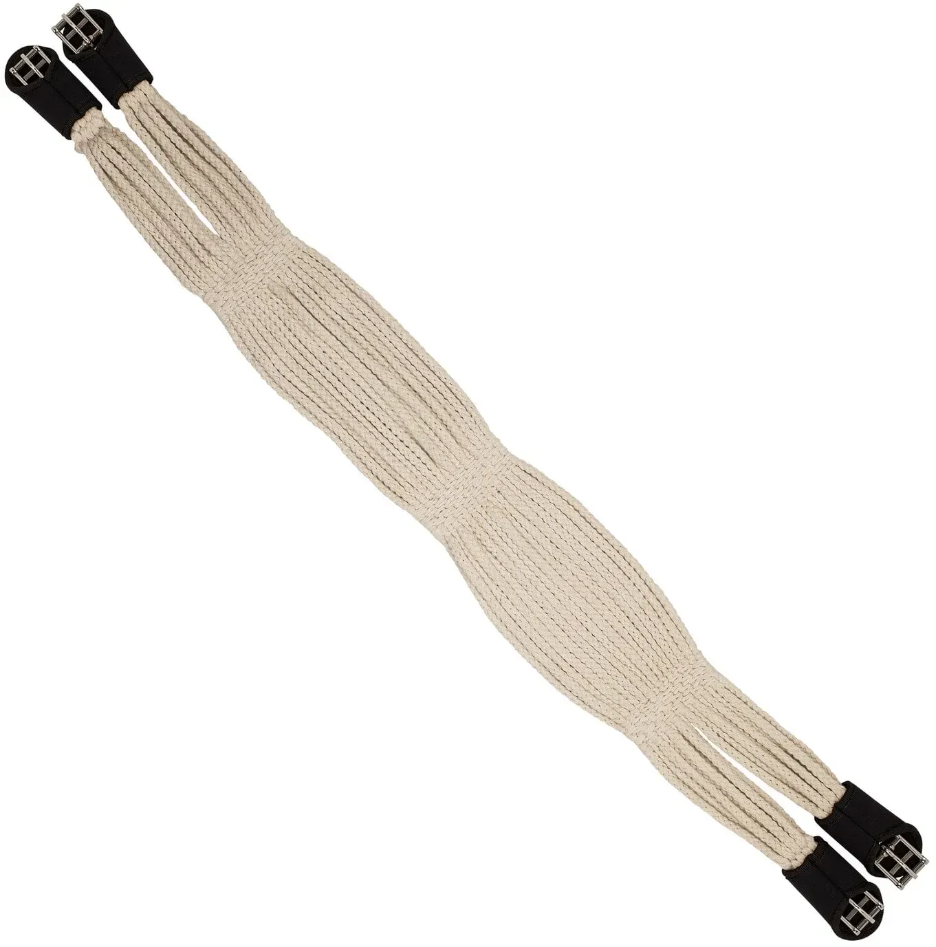 MONTIVUM Schnurensattelgurt white
