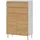 KADIMA DESIGN Veer Badschrank 60 x 97 x 34 cm Weiß/Braun