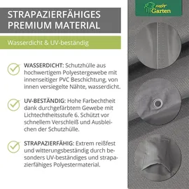 mehr Garten Premium Schutzhülle 125 x 94 cm Grau
