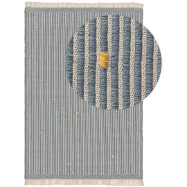 Lytte Kinderteppich Blau, 90x130 cm für Kinderzimmer