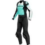 Dainese Mirage, Lederkombi 2tlg. Damen - Schwarz/Schwarz/Weiß - 112