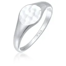 Elli Ring 925 Sterling Silber Siegelring in Silber | Gr.: 54