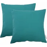 Tom Tailor Kissenbezug Dove 2 St. 50 x 50 cm aqua