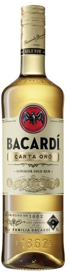Bacardi Carta Oro 37,5% 1,0l