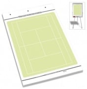 Tennis Flipchart-Spielfeldblock - 25 Blatt