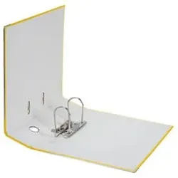 FALKEN Ordner Papier A4 8cm gelb 11285772 Recycolor