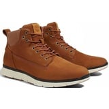 Schnürboots TIMBERLAND "Killington Chukka", Gr. 41,5, braun (braun, weiß), Leder, sportlich, Schuhe Schnürboots, Winterstiefel, Schnürstiefel, Winterschuhe