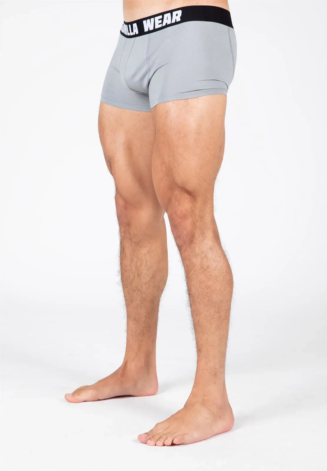 Gorilla Wear Boxershorts 3er-Pack - Grau/Blau/Rot