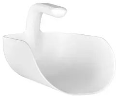 Vikan Ergonomische Handschaufel, 2 Liter 56715 , Farbe: weiß