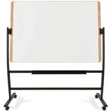 rocada mobiles Whiteboard Natural 150,0 x 100,0 cm weiß lackierter Stahl