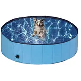 Hundepool Hundeplanschbecken Hundeschwimmbecken Hundebad faltbar PVC 3,7 kg