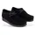 CLARKS Herren. 26172820 Wallabeeevo Leder-Slipper schwarz (43), Wohnung, Schnürsenkel, Lässig