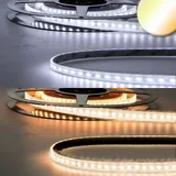 ISOLED LED CRI923/950 Flexband 24V, 10W/10W, IP68, weißdynamisch, 240 LED/m