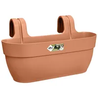 Elho elho® Vibia campana easy Pflanzgefäß L Terracotta zum