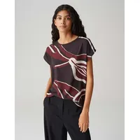 Opus T-Shirt mit Rundhalsausschnitt Modell SOPIKA Dunkelbraun, 40
