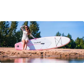 Thunder SUP Board 350 x 81 x 15 cm Weiß/Rosa