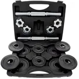 ScSPORTS ScSPORTS® Kurzhanteln Kurzhantel Set 15 kg Hantelscheiben Hantelset mit Koffer