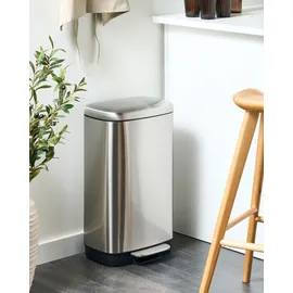Beliani ECOCOLLECT 30 l Silber