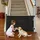 Vevor einziehbares Babygitter Hundegitter ausziehbar auf 145 cm (B) / 980 mm (H), Treppenschutzgitter mit Sicherheitsschloss, Schutzgitter aus Netzgewebe für Treppen Flure drinnen/draußen, Schwarz