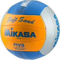 Mikasa Beachvolleyball Beach-Volleyb. Soft Sand VXS-2 blau|grau