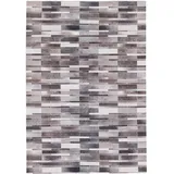 Pergamon Pergamon, Kunstfaser, Patchwork Tierfell Stripes (160 x 230 cm,