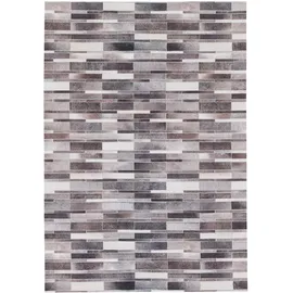 Pergamon Pergamon, Kunstfaser, Patchwork Tierfell Stripes (160 x 230 cm,