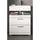 inn.furn Waschbeckenunterschrank Shawn 60 x 56 cm Weiß Hochglanz