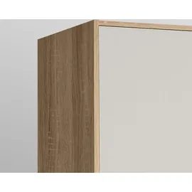 Forte Jupiter 207 x 200 x 60 cm weiß/eiche sonoma
