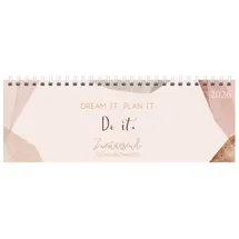 Korsch Verlag Tischkalender quer Plan it 2026