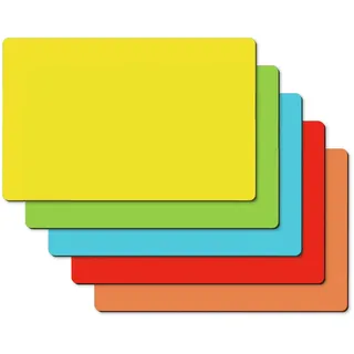 Sigel Magnetic Notes 150x100mm Magnetpap. Kunststoff 5 Farben 25 Stück,