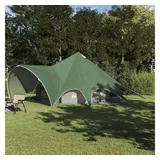 vidaXL Teepee Zelt für 9 Personen Grün/Grau