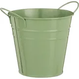 Mica decorations Joey Topf Eisen Ø 13 x 12 cm grün