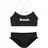 BENCH Bustier-Bikini Schwarz/Weiß 158/164