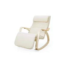 Songmics Schaukelstuhl beige 67 x 84 x 0 cm Beige