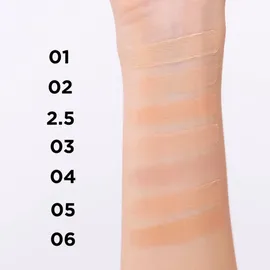 Eveline Cosmetics Liquid Camouflage wasserfester Korrektor mit Hyaluronsäure Farbton 04 Light Vanilla 7.5 ml