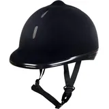 HKM Reithelm New Flock Schwarz L=58-61cm