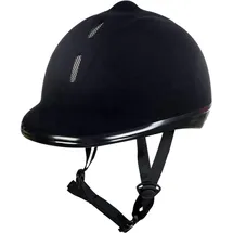 HKM Reithelm New Flock Schwarz L=58-61cm