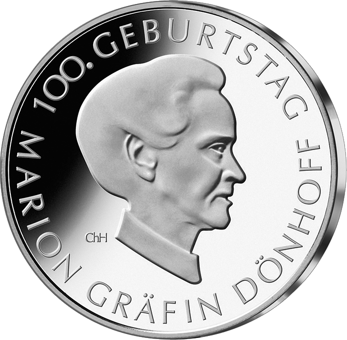 Bund 10 Euro Gräfin Dönhoff 2009 st