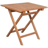 deVries Woodie Gartentisch 80 x 73 x 60 cm Braun
